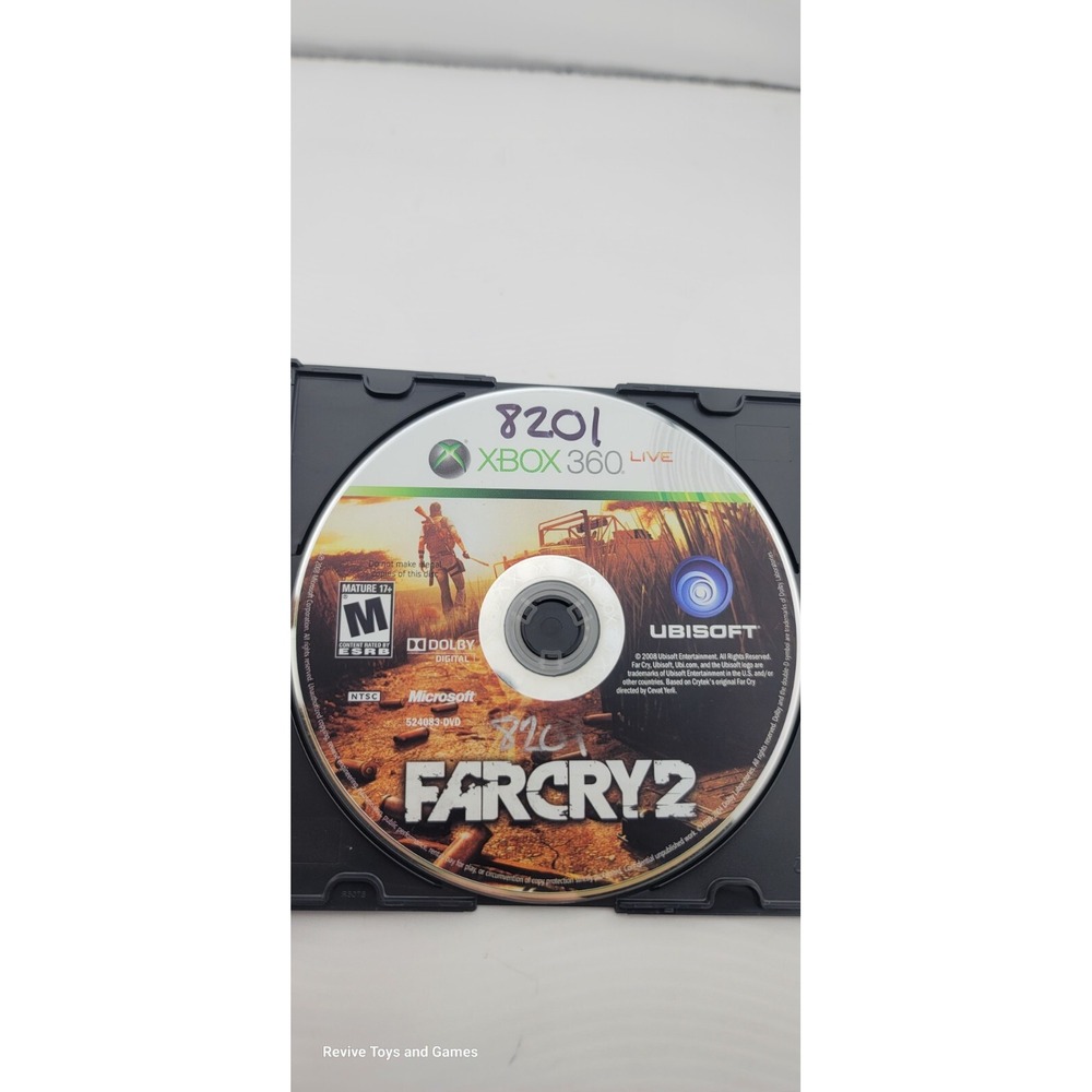 Far Cry 2 (Microsoft Xbox 360, 2008) Disc Only Tested and‎ Working Great Cond.